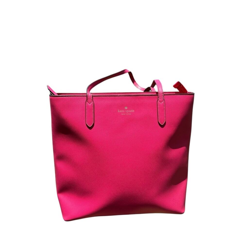 Kate Spade Pink Tote with Modern Silhouette